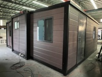 Tiny House pliable à 2 étages en conteneur, design moderne du milieu du siècle, pour usage en resort de glamping et hôtel, café à proximité