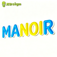 Lettres en relief LED personnalisées avec logo en gelée colorée, lettres en acrylique 3D certifiées CE, étanches IPX7, éclairage décoratif extérieur, publicité