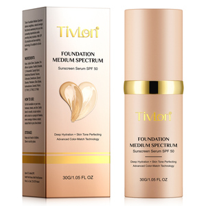 TIVLON SPF 50 protector solar antienvejecimiento hidratación base <span class=keywords><strong>maquillaje</strong></span> corrector cara cambio de color base líquida <span class=keywords><strong>maquillaje</strong></span> - Product Image 6