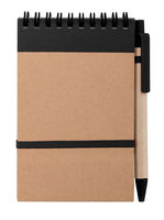 2024 NOUVEAU PAPIER RECYCLÉ PROMOTIONNEL RÉUTILISABLE ÉCOLOGIQUE CARNET D'AFFAIRES DE TAILLE A6 AVEC STYLO LOGO PERSONNALISÉ ENSEMBLE CADEAU KRAFT
