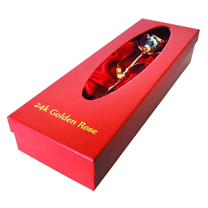 Caja de Regalo de Rosas Naturales Chapadas en Oro de 24K de Lujo - Regalo Ecológico Hecho a Mano de Larga Duración para el Día de San Valentín, Año Nuevo y Aniversario - Product Image 1