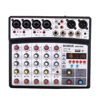 Console de mixage audio USB en gros, stéréo avec 16 types de DSP pour studio, DJ, diffusion en direct, enregistrement