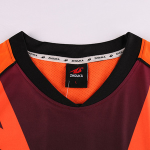Profession high end fashion quick-drying for men Sports Football clothing uniform yellow jersey - Product Image 4