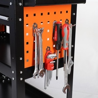 Chariot de rangement mobile FELLCO pour outils et matériel, chariot de beauté, chariot de réparation automobile, épaissi, trois niveaux, 70x35x76cm, modèle 008