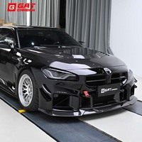 Ailerons avant en fibre de carbone sèche pour BMW M2 G87, style Ver, ailerons latéraux, déflecteurs d'air, 4 pièces, kit aérodynamique en carbone, accessoires de tuning