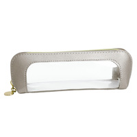 Trousse transparente en PVC à fenêtre ouverte pour filles, femmes, étudiantes, rangement pour rouge à lèvres, pinceaux cosmétiques, sacs, cadeaux promotionnels
