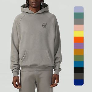 Vêtements de rue décontractés de haute qualité, personnalisables en gros, coupe ample, épaules tombantes, col rond, 100% coton molletonné - Product Image 1