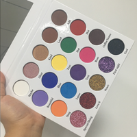 Double Palette d'ombre à paupières, bricolée soi-même, grande Palette de 20 couleurs, pour fard à paupières, étiquette privée