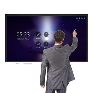 Dijital beyaz tahta 4K ekran 86 inç interaktif düz Panel çoklu dokunmatik ekran - Product Image 5