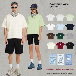 Camiseta de Manga Corta para Hombre, Estilo Urbano, Nueva Colección, Tejido Sorona de 240g, Protección Solar, Transpirable, Corte Holgado - Product Image 2