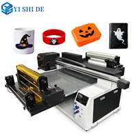 Impresora UV DX5 rollo a rollo totalmente automática de alta resolución con doble LED UV para curado, panel plano, DTF, etiquetas de cristal, impresora A3