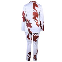 Bureau dame costume ensembles vestes rétro imprimé femmes affaires Blazers grande taille vestes Blazer femmes costumes