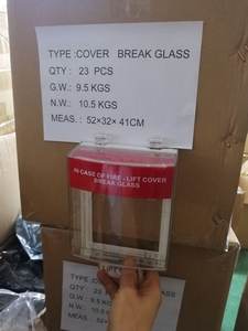 Nouvelle conception, vente chaude, bouton d'appel manuel rouge, bouton d'urgence, protection en <span class=keywords><strong>plastique</strong></span> ignifuge - Product Image 2