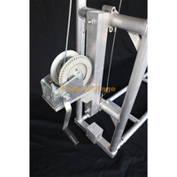 Dragonstage Tower Lifter Truss Tower Erector portátil para instalar un pilar de armazón de iluminación de aleación de aluminio con fácil desmontaje