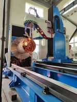 Machine de découpe et de chanfreinage plasma CNC pour tubes ronds de 1600 mm