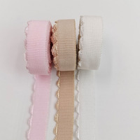 Bande élastique en tissu pelucheux pour couture de vêtements, ruban en nylon festonné brillant, bande élastique pour vêtements, sous-vêtements, bricolage