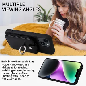 Funda de teléfono de cuero con tapa para Samsung A15 A25 A35 A55, tarjetero, bolsas y fundas para teléfono móvil para Samsung A14 A24 A34 A54 - Product Image 2