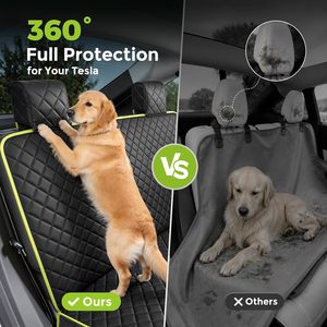 Penutup Kursi Mobil untuk Anjing Tesla Model 3 Model Y Kulit Anti Gores dengan 360 derajat °   Hammock Anjing Mobil Anti-Selip Full Coverag - Product Image 2