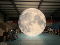 Lune gonflable géante phosphorescente pour l'événement du Festival de la Mi-Automne, Publicité et Affichage Gonflables
