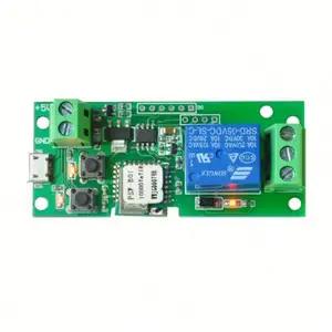 DC5V Wifi Schakelaar Draadloze Relais Module Smart Home Automation Module Voor Toegangscontrole Systeem Tippen/Zelfsluitende