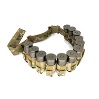 Pochettes tactiques en nylon pour ceinture - Ceinture porte-grenades robuste de 40 mm pour les passionnés