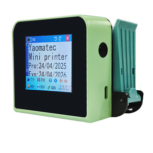 Yaomatec 12.7mm hàng loạt QR Mã Vạch Sản xuất Thời hạn sử dụng Logo Tên 4 dòng Máy in mini xách tay máy in phun - Product Image 3
