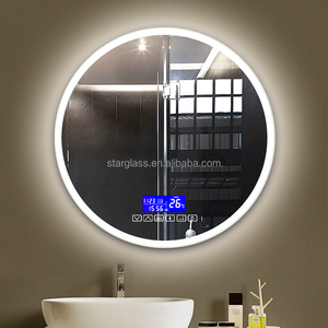 <span class=keywords><strong>Espejo</strong></span> de Baño Redondo de Lujo con Pantalla Táctil Inteligente, Bluetooth y Montaje <span class=keywords><strong>en</strong></span> Pared - Product Image 2