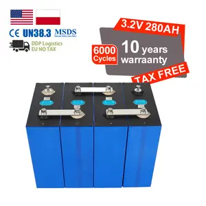 EU CN Stock EVE 3.2V Lifepo4 Battery Cell From 20ah To 280ah 300ah 320ah All Available For Home Energy Storage System