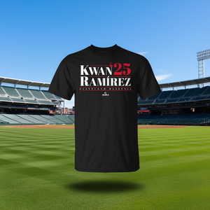 T-shirt de baseball Kwan Ramirez 25 Cleveland MLBPA 2025 - Product Image 3