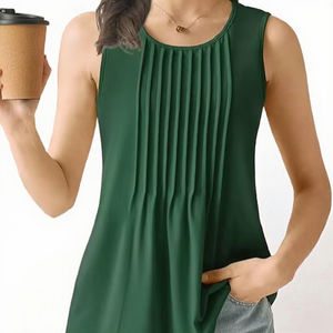 Débardeur Chic Y2K pour Femme – 9 Couleurs, Col V, Halter, Sans Manches, Motif Floral, Maille, Dentelle, Dos Nu, Sexy et Adorable pour Sortir - Product Image 3