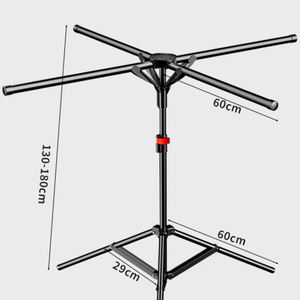 Tendedero de Ropa con Trípode Ajustable en Altura SANIPRO, Perchero de Metal, Perchero Plegable y Portátil - Product Image 6