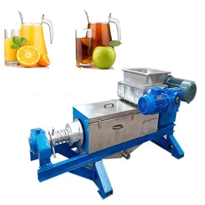 Extrator de suco fresco de parafuso, máquina industrial de espremedor de suco fresco de gengibre, frutas