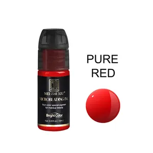 Pure Red Water-based Pigment Microblading Eyebrow Tattoo Ink Permanent Makeup Pigment