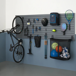 Chất lượng cao không thấm nước PVC tường tổ chức cho nội thất phòng khách nhà để xe & văn phòng PVC nhà để xe đá đen Panel tường - Product Image 1