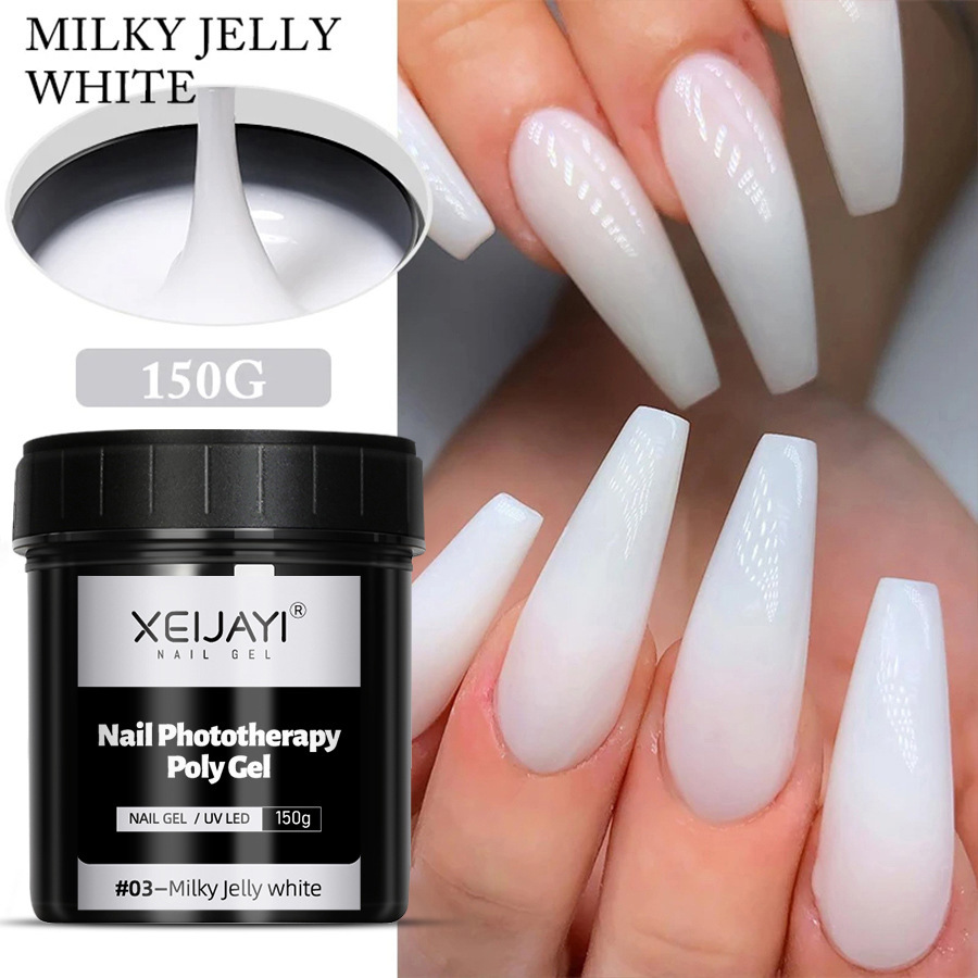 150g#03-Gel de extensión blanco Milky Jelly