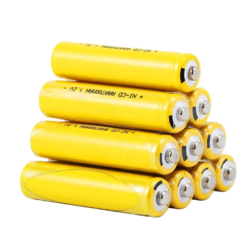 Bateria recarregável de níquel-cádmio 1.2v AA para tocha AAA Ni-CD