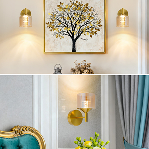 Wholesale Indoor <b>Wall</b> <b>Light</b> Tri-Color Dimming <b>Wall</b> <b>Lights</b> for Home Elegant Bedroom <b>Wall</b> <b>Light</b> Metal Frame & Easy Installation - Product Image 6