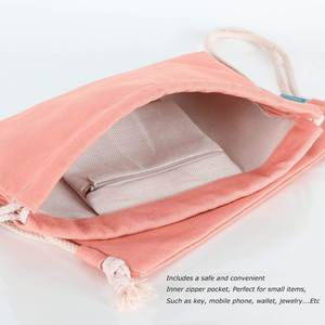 Hot Sale Waterproof New Plastic Drawstring <b>Bag</b> With Rope Customize Logo Wholesale Cotton Fabric Backpack - Product Image 3