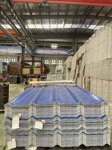 Bardeaux de toit en PVC de conception industrielle Projet de <span class=keywords><strong>maison</strong></span> propre Feuilles de toit ondulées en PVC en vente pour entrepôts Tuiles de toit simples - Product Image 6