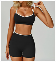 Sport Bra Yoga Fitness Plus Size, Nyaman, Bernapas, Peregangan Empat Arah, Berbusa, Cepat Kering, Model Silang di Belakang