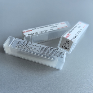 Fraises à bout standard LIST500 0.7x10x32 NACHIS SD0.7 L500, outils de coupe CNC, outils solides, AlTin, simple rainure, acier allié, stock original - Product Image 5