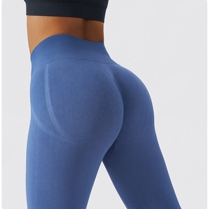 High Waist Scrunch Butt Gym Tights <strong>Big</strong> <strong>Bum</strong> Curve Women Seamless Yoga Pants <strong>Leggings</strong> - Product Image 1