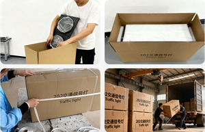 Feux de signalisation routière LED intelligents Cosyn personnalisés à 3 couleurs, prix bas, 200 mm, 300 mm, 400 mm, feux de signalisation routière, certification CE - Product Image 4