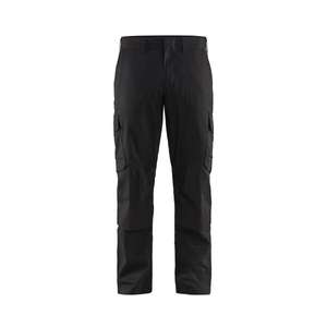 BLAKLADER - 144818329998D132 Pantalon d'industrie stretch avec poches genouillères Noir/Gris foncé-PANTALON DE TRAVAIL EAN 7330509760994 - Product Image 1