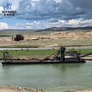 Draga a Catena per Sabbia, Imbarcazione Stabile per Estrazione di Sabbia per Estrazione Mineraria Costiera e Ingegneria Costiera - Product Image 1