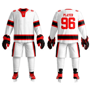 Maillot et short de hockey sur glace personnalisables à prix de gros, service OEM disponible, créez votre propre ensemble uniforme - Product Image 6