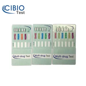 6 패널 소변 약물 검사 키트 (THC-마리화나, BZO-벤조스, MET-Meth, OPI, AMP, COC)