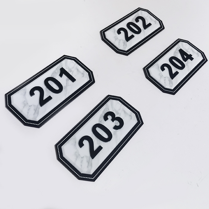 Пользовательский домашний алфавит, табличка, знак, акриловые Номера для дверей отеля, напольные вывески