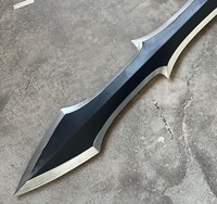 Épée de chevalier noir Dark Souls populaire de 125 cm et 1,85 kg pour collection de cosplay