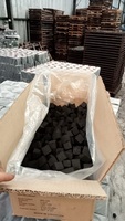 Charbon à chicha en coquille de noix de coco, cubes de 26 mm, premium, 100% naturel, briquettes à combustion longue durée, sans fumée, faible teneur en cendres, charbon à chicha de haute qualité